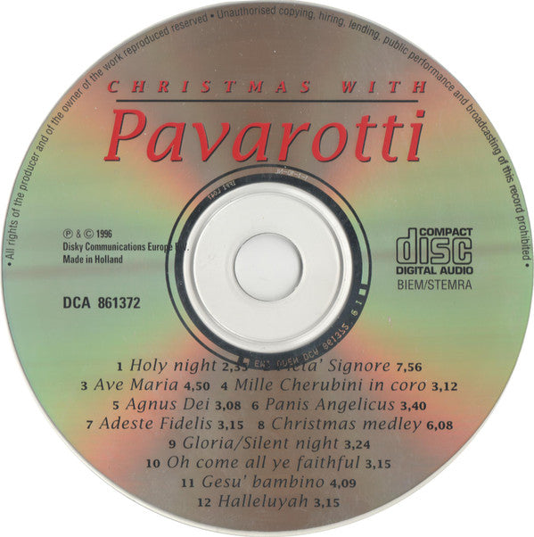 Luciano Pavarotti : Christmas With Pavarotti (CD, Album)