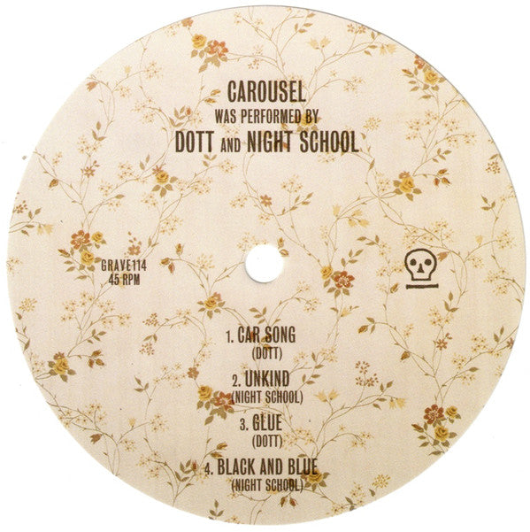 Dott And Night School (4) : Carousel (12", S/Sided, Etch, Ltd, Pin)