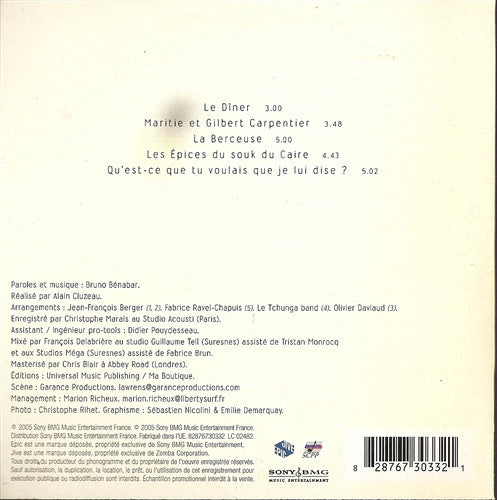 Bénabar : Reprise Des Négociations (CD, Promo, Smplr, Car)