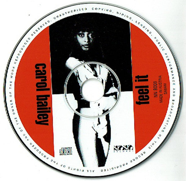 Carol Bailey : Feel It (CD, Maxi)