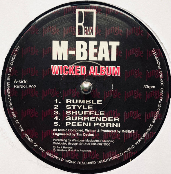 M-Beat : Wicked Album (LP, Album)