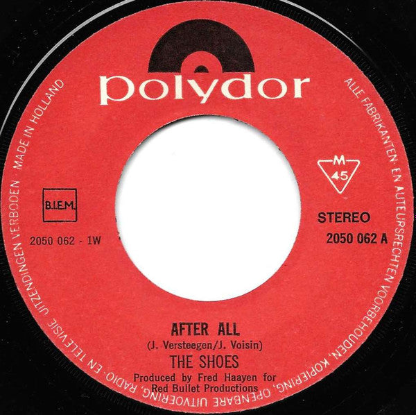 The Shoes : After All (7", Single, big)