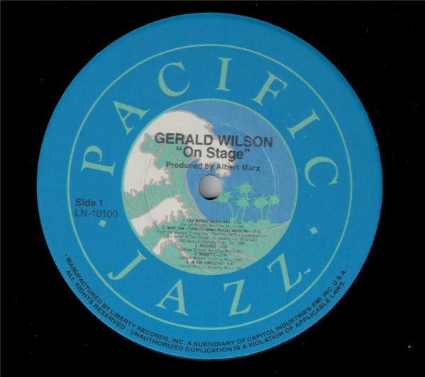 Gerald Wilson Orchestra : On Stage (LP, Album)