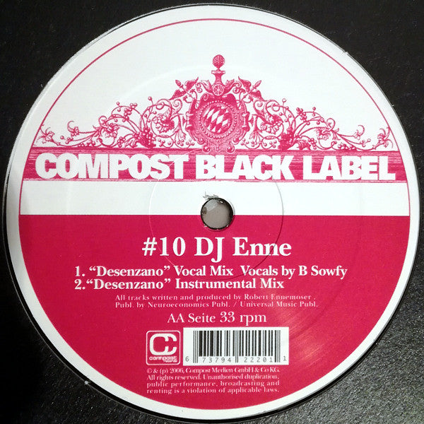 DJ Enne : Lago Di Garda Experience (12")