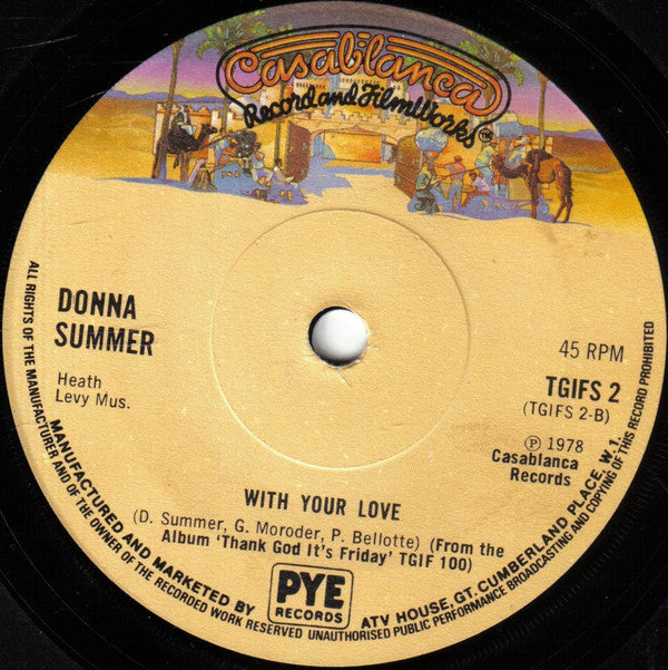 Donna Summer : Last Dance (7", Single, Sol)