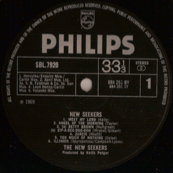 The New Seekers : New Seekers (LP, Album)