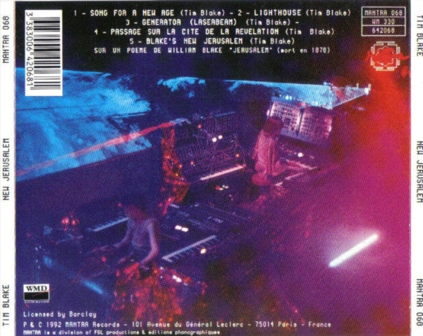 Tim Blake : Blake's New Jerusalem (CD, Album, RE)