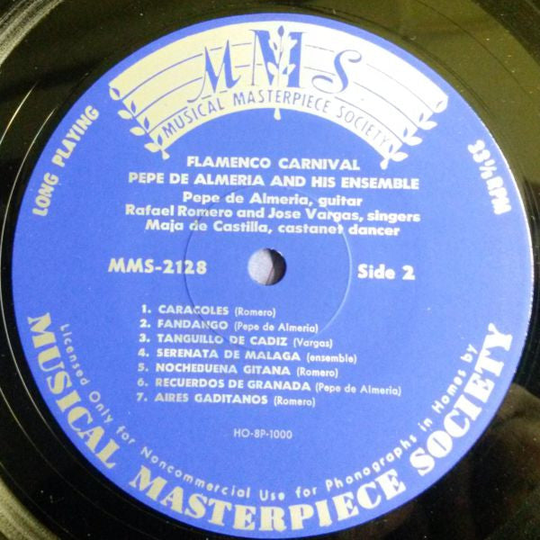 Pepe De Almeria, Rafael Romero, Jose Vargas, Maja De Castilla : Flamenco (Musik Der Spanischen Zigeuner) (LP, Mono)