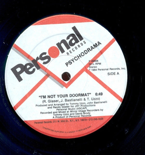 Psychodrama (2) : I'm Not Your Doormat (12")