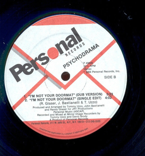 Psychodrama (2) : I'm Not Your Doormat (12")
