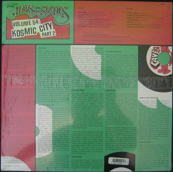 Various : Lows In The Mid Sixties Volume 54: Kosmic City Part 2 (LP, Comp)