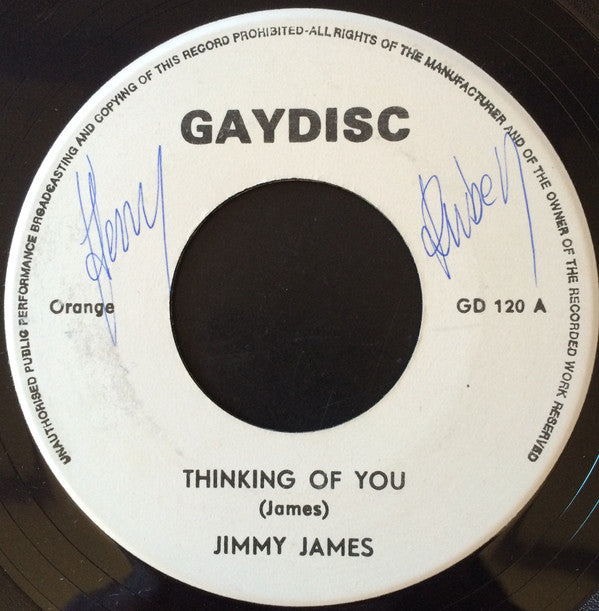 Jimmy James (2) : Thinking Of You / Someday (7", Single)