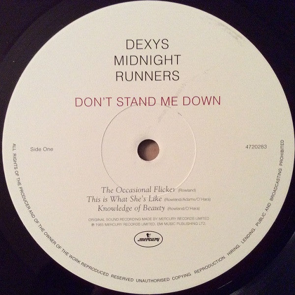 Dexys Midnight Runners : Don't Stand Me Down (LP, Album, RSD, RE, Pur)