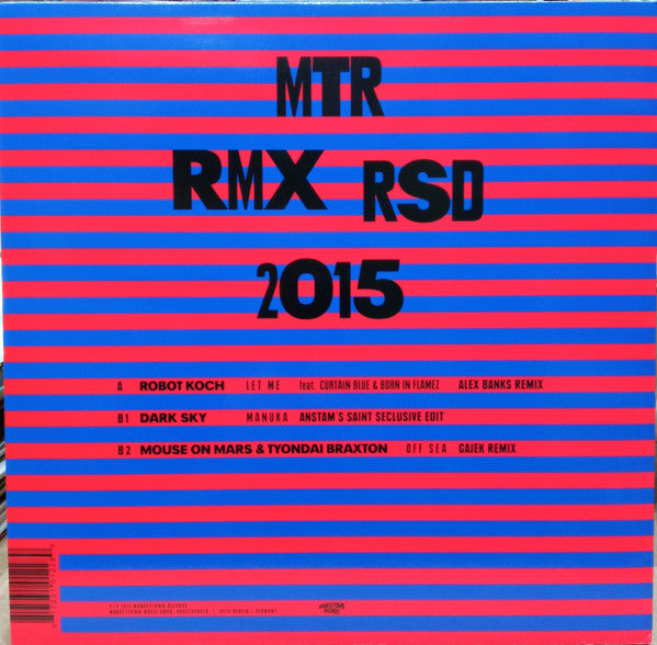 Various : MTR RMX RSD 2015 (12", RSD)