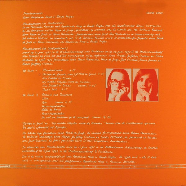 Neerlands Hoop In Bange Dagen : Plankenkoorts (LP, Album)