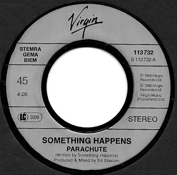 Something Happens : Parachute (7", Single)
