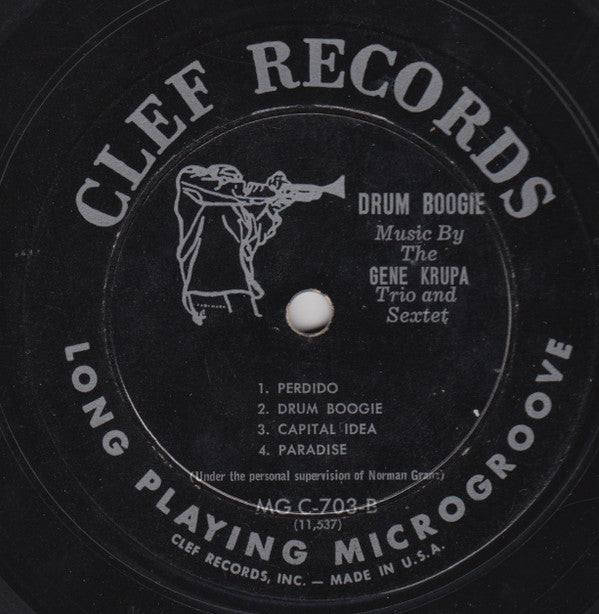 Gene Krupa Trio And Sextet* : Drum Boogie (LP, Album)