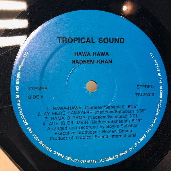 Nadeem Khan : Hawa-Hawa (LP)