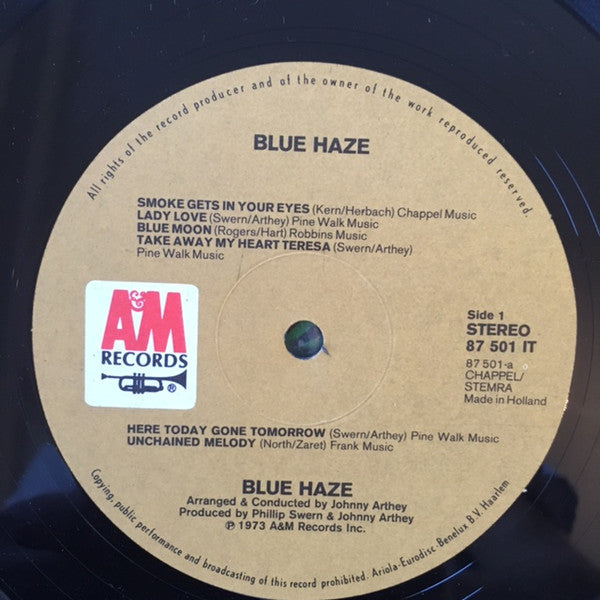 Blue Haze (2) : Blue Haze (LP, Album)