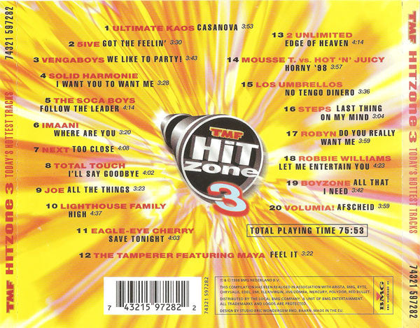 Various : TMF Hitzone 3 (CD, Comp)