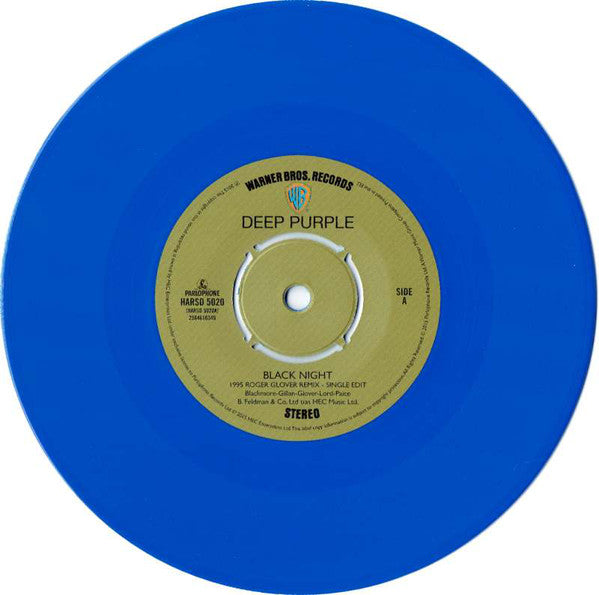 Deep Purple : Black Night / Speed King (7", RSD, Single, Ltd, Blu)