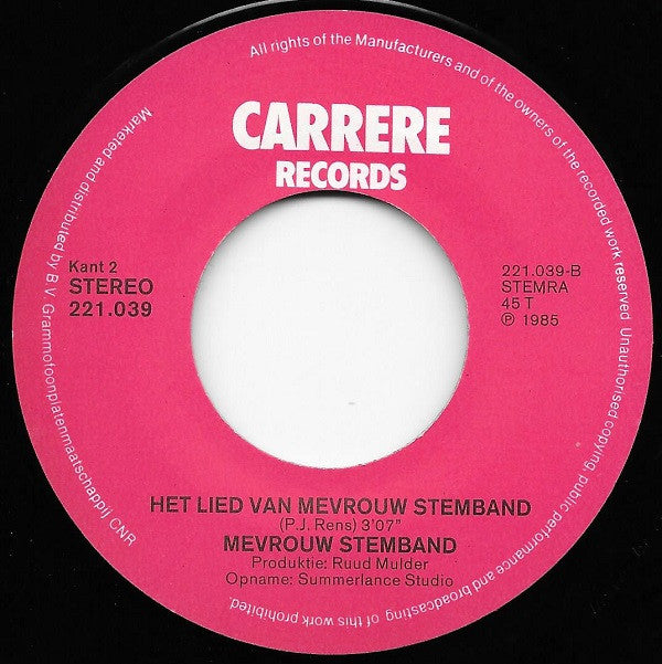 Meneer Kaktus : Het Grote Mijnheer Kaktus Lied (7")