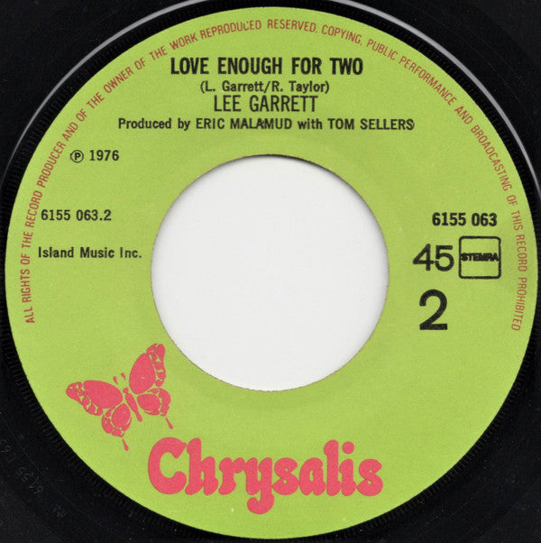Lee Garrett : You're My Everything / Love Enough For two (7", Single)