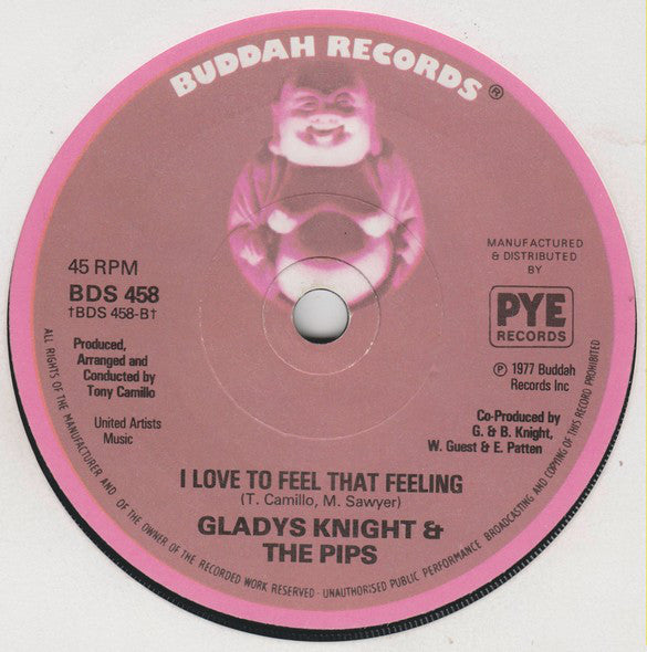 Gladys Knight And The Pips : Baby, Don't Change Your Mind  (7", Single, Sol)