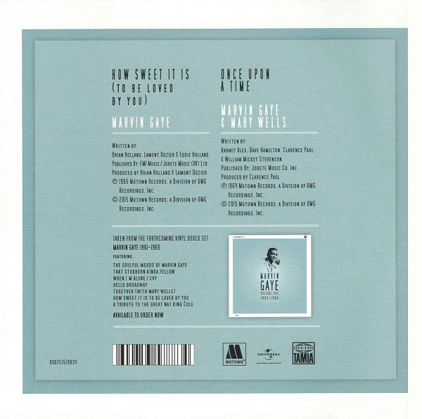 Marvin Gaye : How Sweet It Is (To Be Loved By You) (7", RSD, Single, RE)