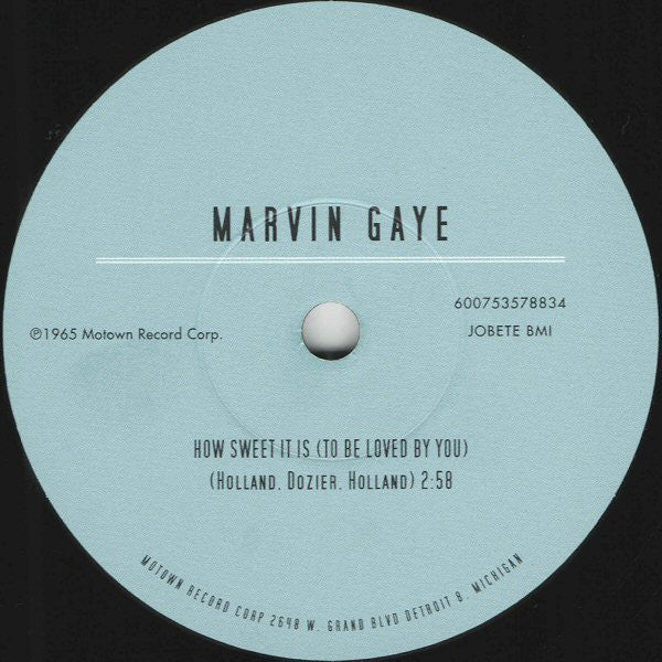 Marvin Gaye : How Sweet It Is (To Be Loved By You) (7", RSD, Single, RE)
