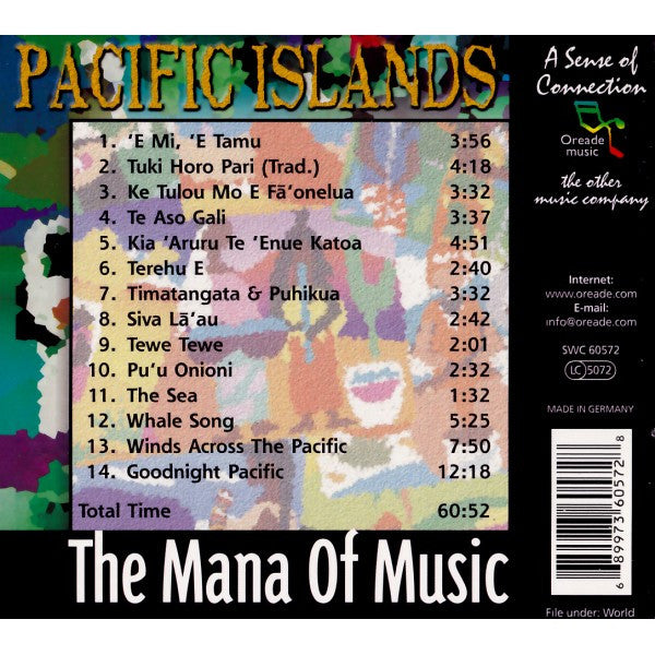 Various : Pacific Islands - The Mana Of Music (VCD, Comp, Dig)