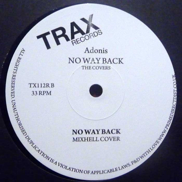 Adonis, Azari & III, Mixhell : No Way Back - The Covers (12", RSD)