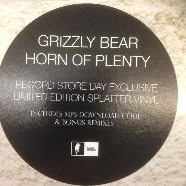 Grizzly Bear : Horn Of Plenty (LP, Album, RSD, Ltd, RE, Tra)