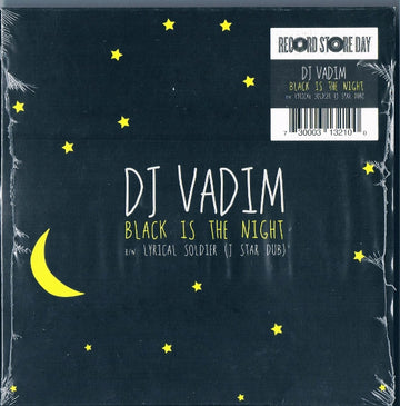 DJ Vadim : Black Is The Night (7", Single, Ltd)
