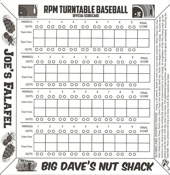 No Artist : RPM Turntable Baseball (7", RSD, Ltd, Blu)