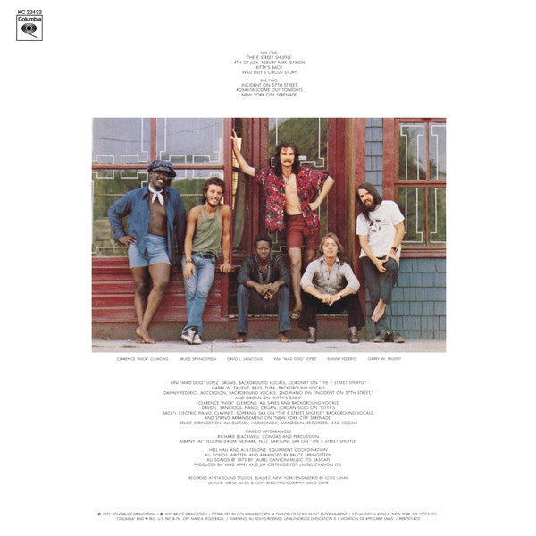 Bruce Springsteen : The Wild, The Innocent &  The E Street Shuffle (LP, Album, RE, RM, 180)