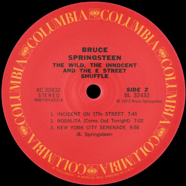 Bruce Springsteen : The Wild, The Innocent &  The E Street Shuffle (LP, Album, RE, RM, 180)