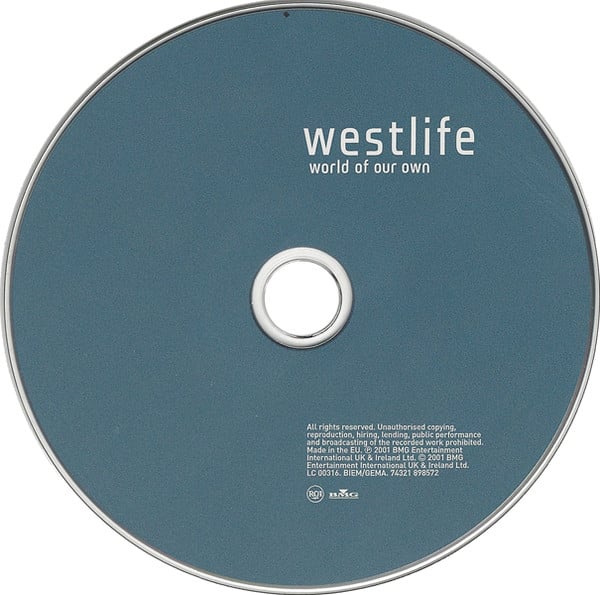 Westlife : World Of Our Own (CD, Album, Copy Prot.)