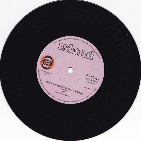 Art (2) : What's That Sound (For What It's Worth) / Rome Take Away Three (7", Single, RE)