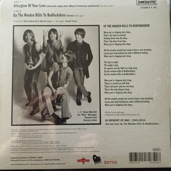 Small Faces : Afterglow Of Your Love (7", RSD, Single, Mono)