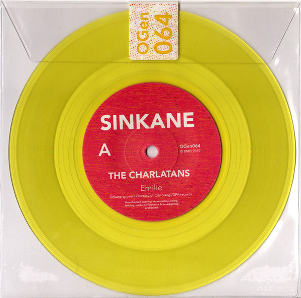 Sinkane Featuring The Charlatans / Laura Cantrell Featuring The Charlatans : Emilie / Emanuel (7", RSD, Single, Ltd, Yel)