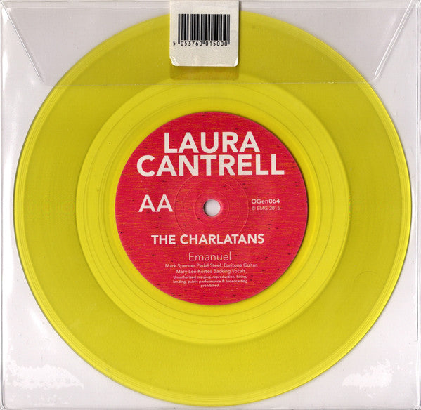 Sinkane Featuring The Charlatans / Laura Cantrell Featuring The Charlatans : Emilie / Emanuel (7", RSD, Single, Ltd, Yel)