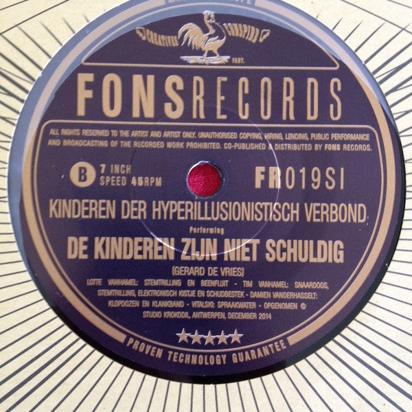 Kinderen Der Hyperillusionistisch Verbond : De Heksenkring (7", Single, Ltd, Num)