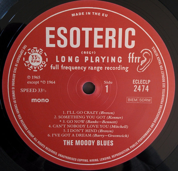 The Moody Blues : The Magnificent Moodies (LP, Album, Mono, RE)