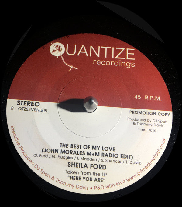 Sheila Ford : Here You Are (7", RSD, Single, Ltd)
