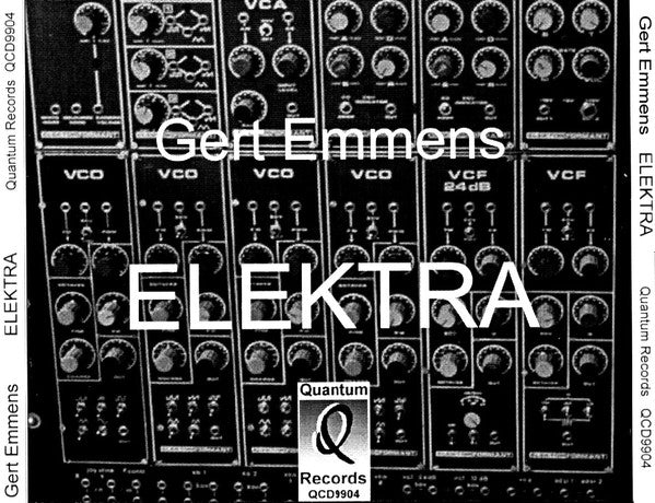 Gert Emmens : Elektra (CDr, Album)