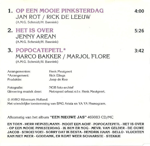 Jan Rot / Rick de Leeuw : Op Een Mooie Pinksterdag (CD, Maxi)