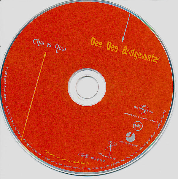 Dee Dee Bridgewater : This Is New (CD, Album, Dig)