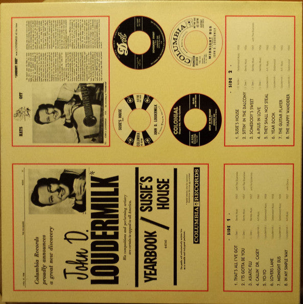 John D. Loudermilk : That's All I've Got (LP, Comp, Yel)