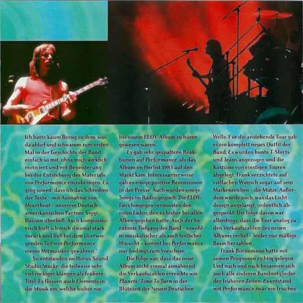 Eloy : Performance (CD, Album, RE, RM)